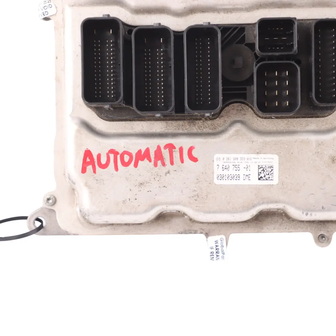 136HP Engine Control ECU DME Automatic to BMW F20 F21 F30 F31 N13 116i 316i with Part number 7640755 BMW F20 F21 F30 F31 N13 116i 316i 136HP Engine Control ECU DME Automatic - SKU 7640755-7 - Part number 7640755