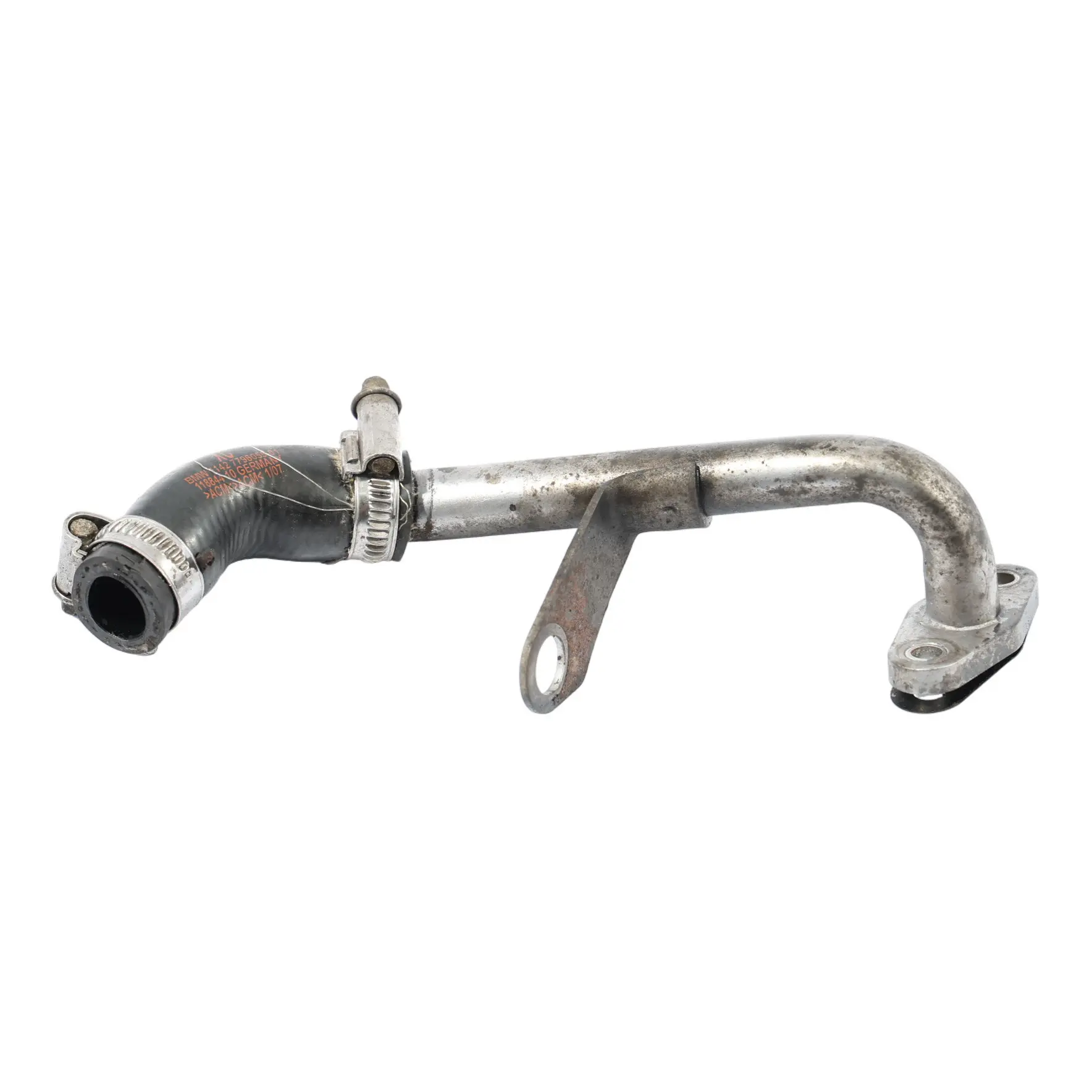 BMW X3 E83 M47N2 Diesel Auspuff Turbolader Rücklaufrohr Schlauchleitung 7797675