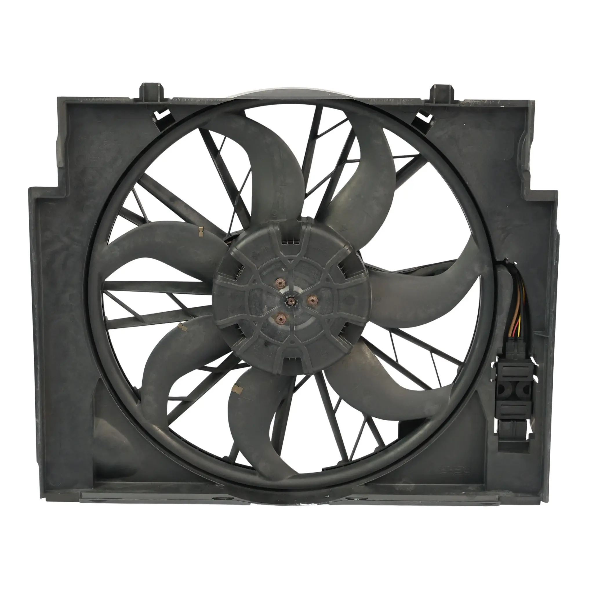 BMW E60 E61 LCI Diesel Radiator Fan Housing Motor 600W 7801657