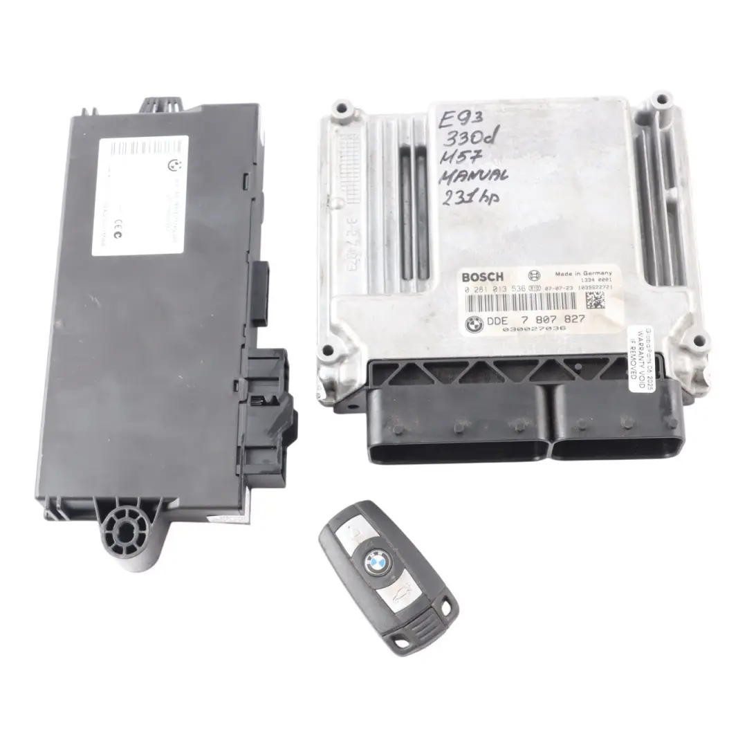 N47 177HP Engine Unit ECU Kit DDE Manual to BMW E82 E87 E90 E93 120d 320d with Part number 7807827 BMW E82 E87 E90 E93 120d 320d N47 177HP Engine Unit ECU Kit DDE Manual - SKU 7807827-4 - Part number 7807827