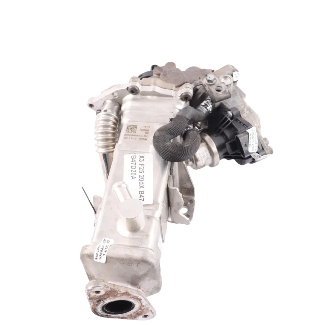  Enfriador EGR BMW X3 F25 X4 F26 X5 F15 B47 Enfriador escape Válvula EGR - SKU 7822348-1 - Número de pieza 7822348