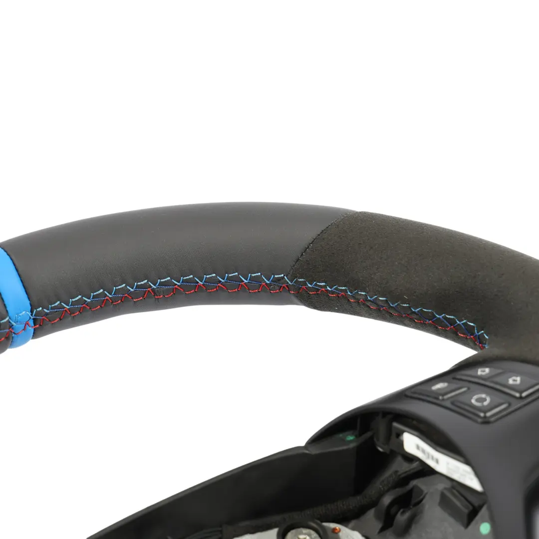 NUEVO volante M-Sport De cuero grueso para BMW E81 E82 E87 E88 E90 E91 E92 E93 con número de pieza 7839114 BMW E81 E82 E87 E88 E90 E91 E92 E93 NUEVO volante M-Sport De cuero grueso - SKU 7839114-9 - Número de pieza 7839114