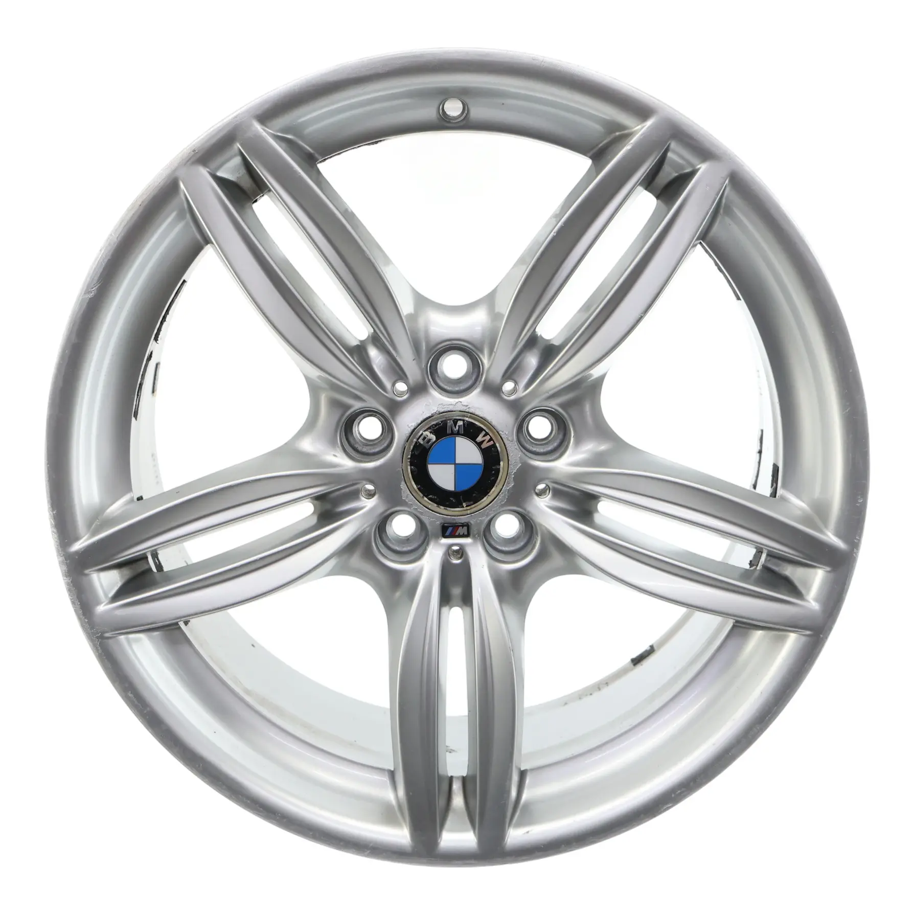 BMW F10 F12 Llanta Aleación Trasera M Doble Radio 351 Plata 9J 19 "ET:44 7842653