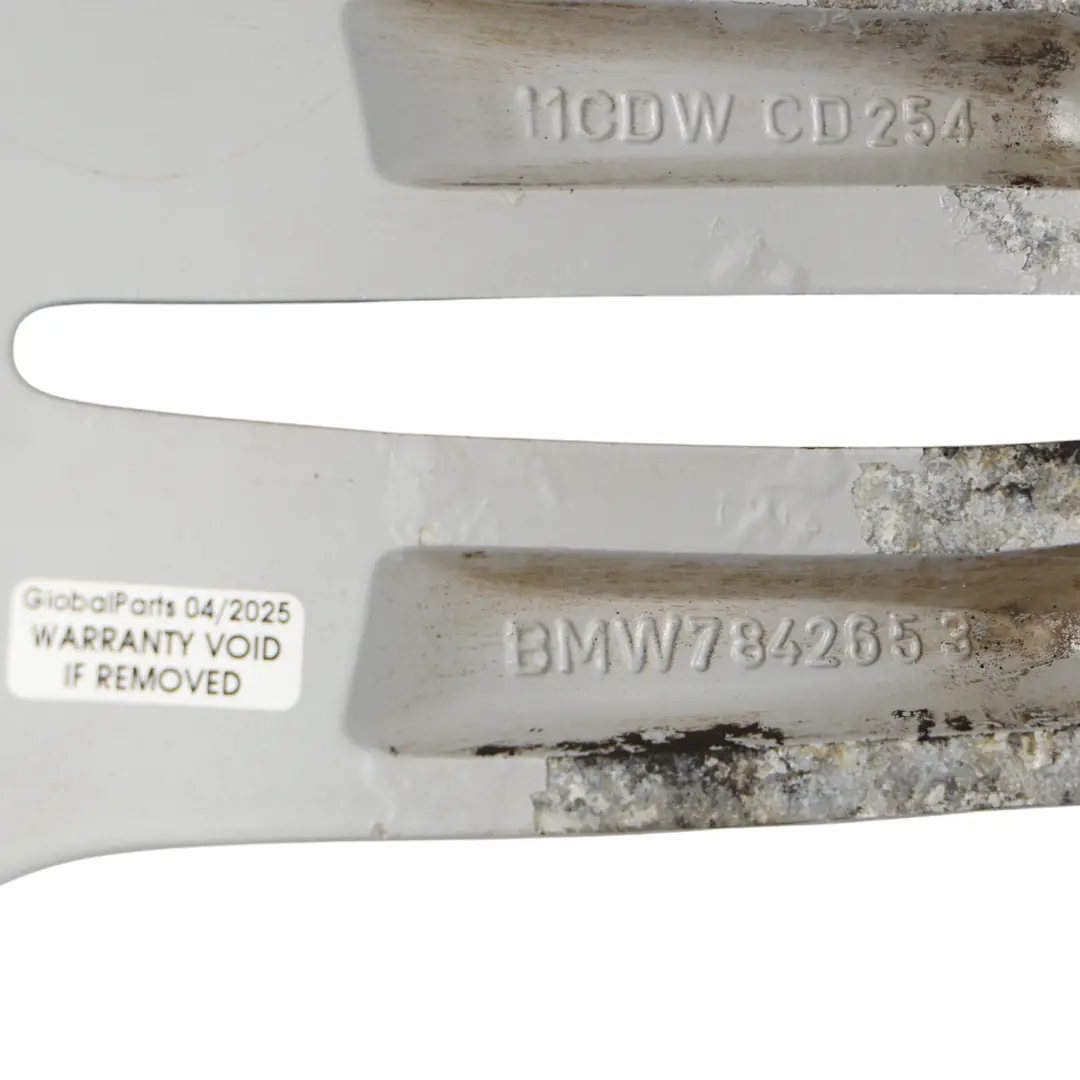 Rim Alloy Rear M Double Spoke 351 Silver 9J 19" ET:44 to BMW F10 F12 Wheel with Part number 7842653 BMW F10 F12 Wheel Rim Alloy Rear M Double Spoke 351 Silver 9J 19" ET:44 - SKU 7842653-11 - Part number 7842653