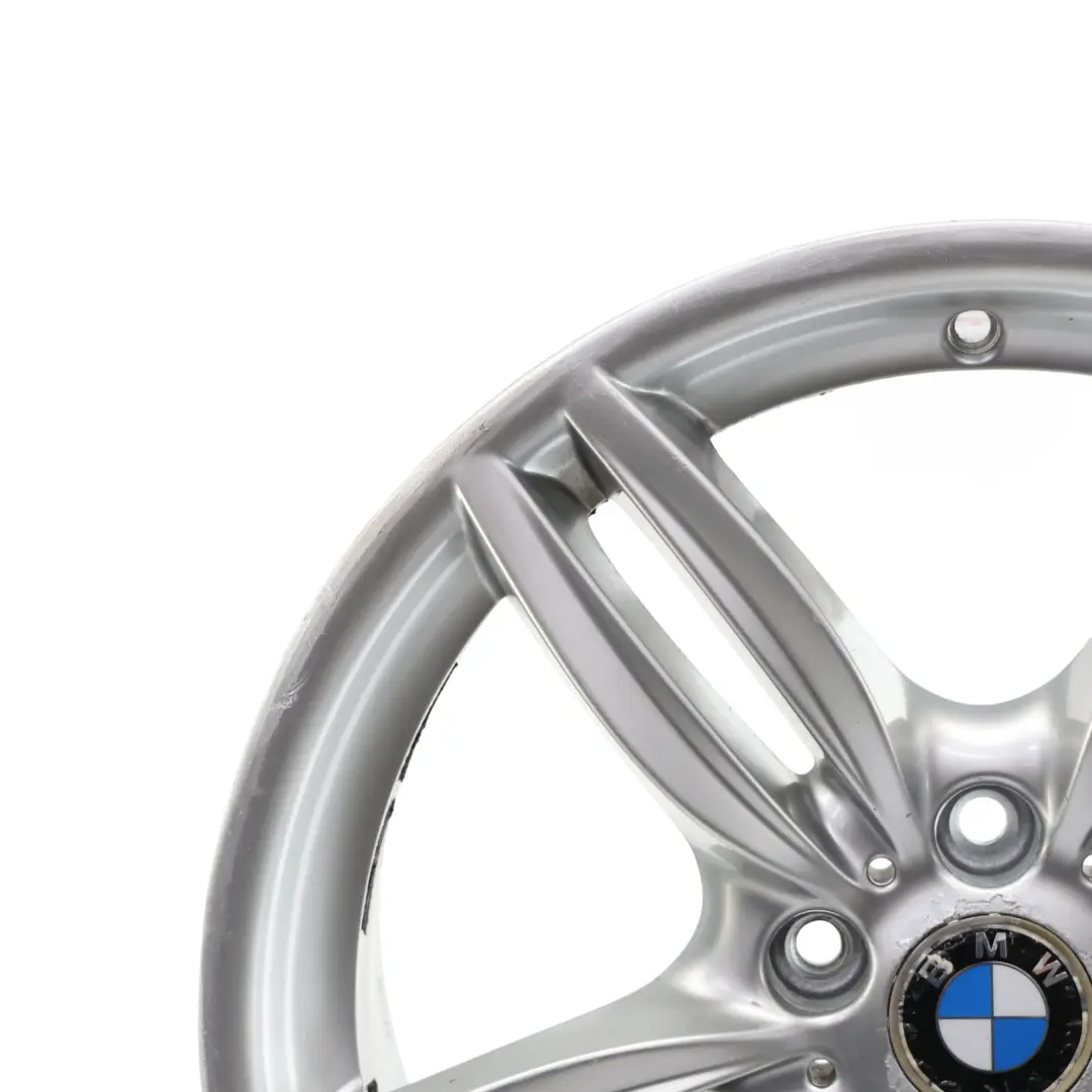 Rim Alloy Rear M Double Spoke 351 Silver 9J 19" ET:44 to BMW F10 F12 Wheel with Part number 7842653 BMW F10 F12 Wheel Rim Alloy Rear M Double Spoke 351 Silver 9J 19" ET:44 - SKU 7842653-11 - Part number 7842653