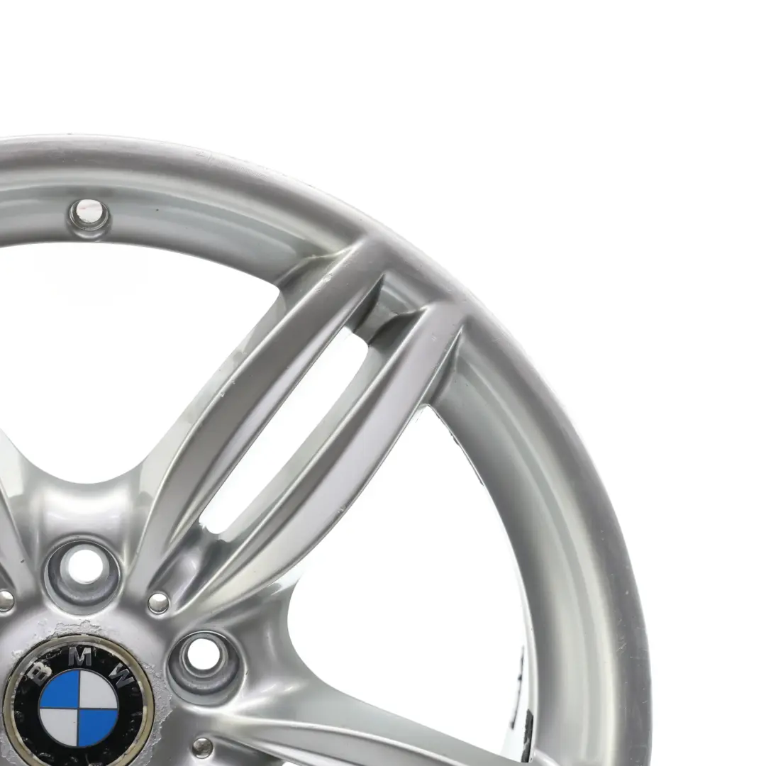 Rim Alloy Rear M Double Spoke 351 Silver 9J 19" ET:44 to BMW F10 F12 Wheel with Part number 7842653 BMW F10 F12 Wheel Rim Alloy Rear M Double Spoke 351 Silver 9J 19" ET:44 - SKU 7842653-11 - Part number 7842653