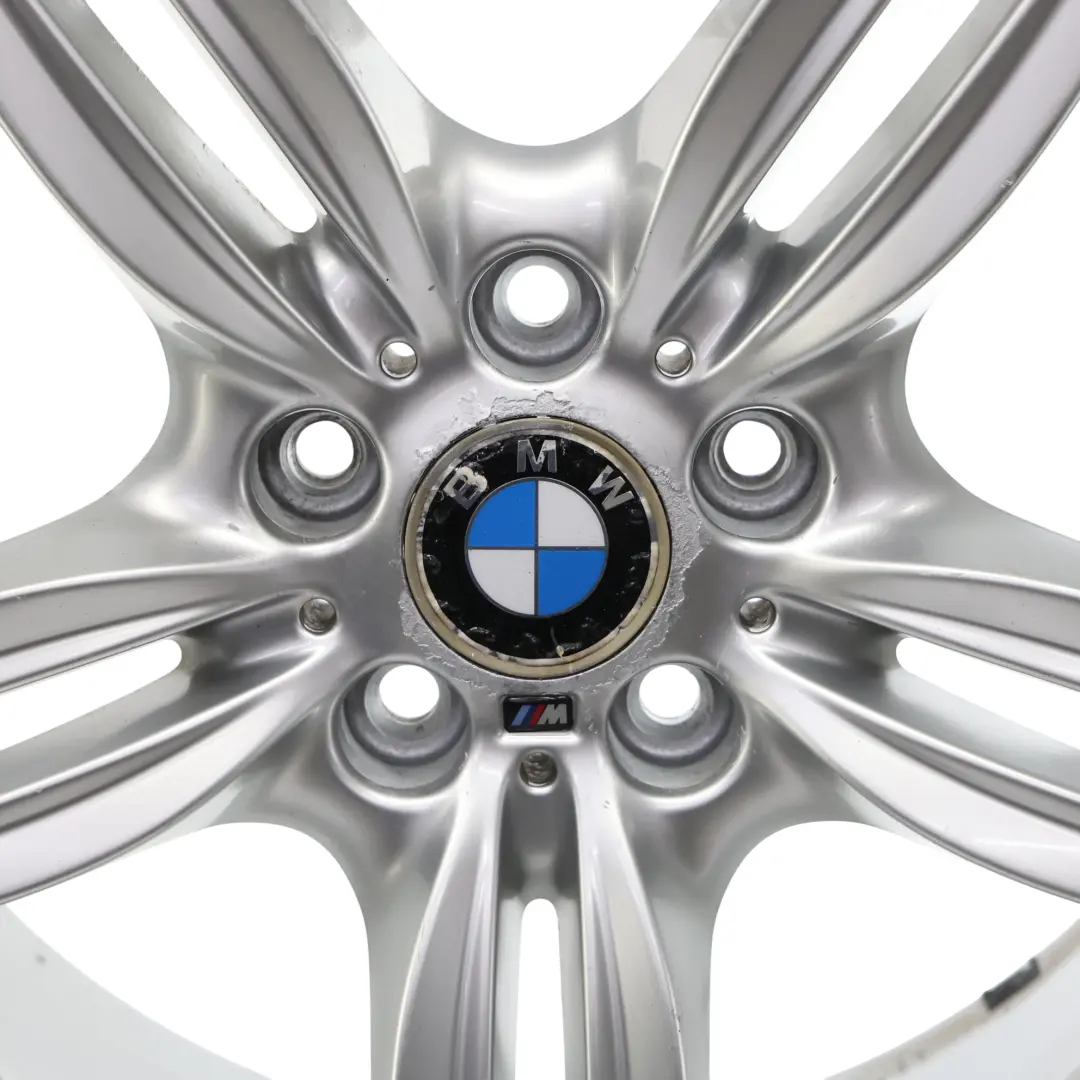 Rim Alloy Rear M Double Spoke 351 Silver 9J 19" ET:44 to BMW F10 F12 Wheel with Part number 7842653 BMW F10 F12 Wheel Rim Alloy Rear M Double Spoke 351 Silver 9J 19" ET:44 - SKU 7842653-11 - Part number 7842653