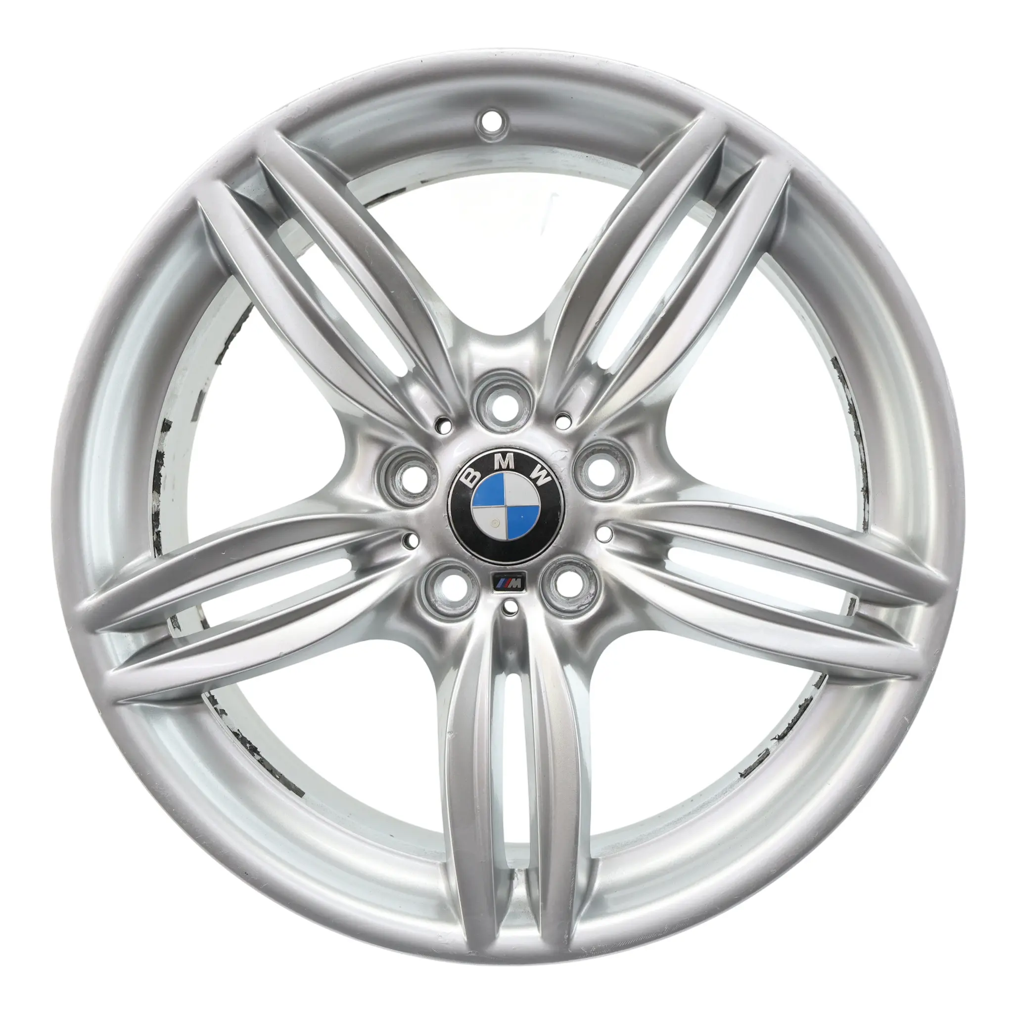 BMW F10 F12 llanta trasera aleación plata M doble radio 351 9J 19 "ET:44 7842653