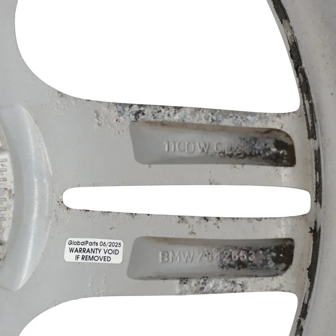 BMW F10 Argento Cerchio posteriore lega M Doppie razze 351 9J 19" ET:44 - SKU 7842653-3 - Numero di parte 7842653