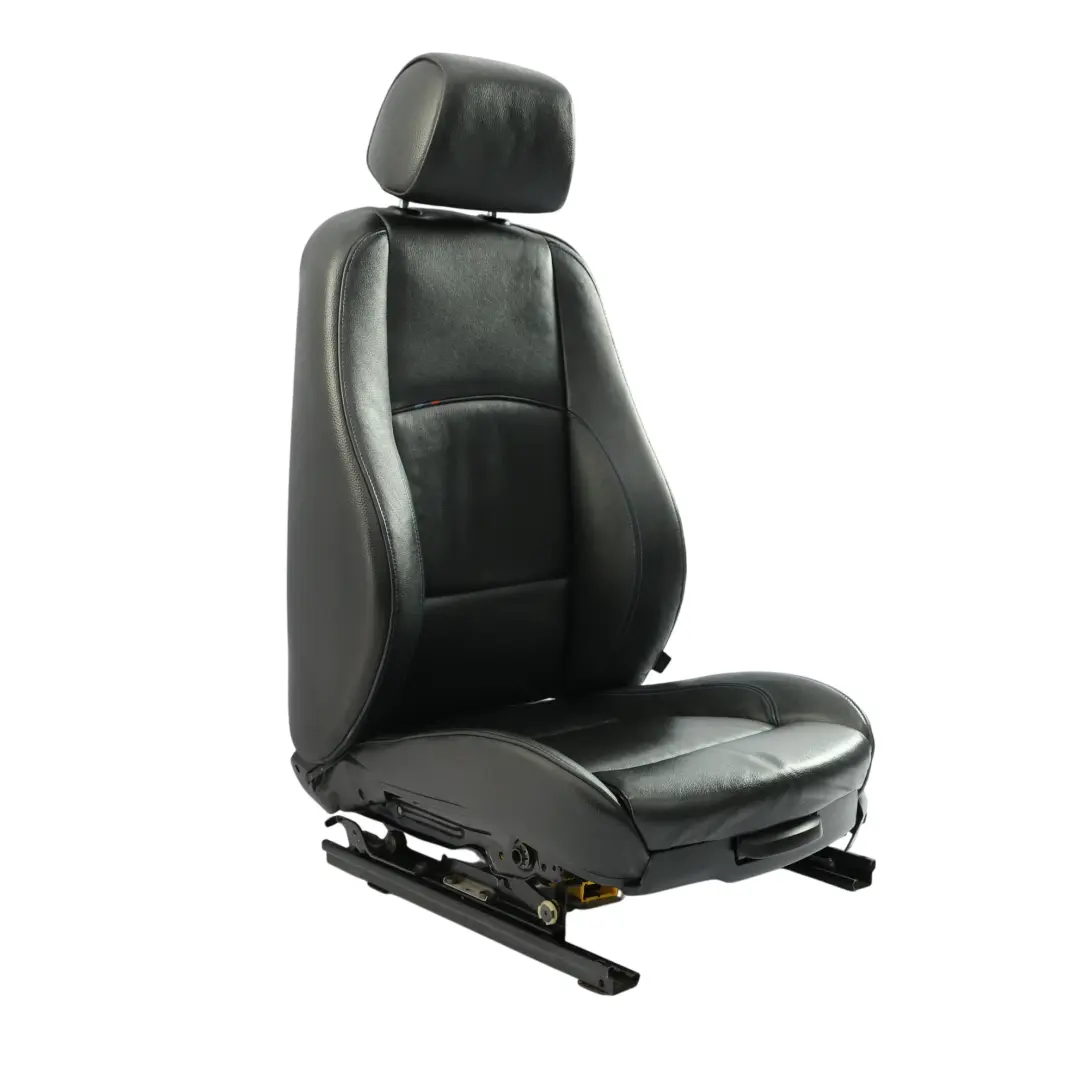 BMW E92 LCI M Sport Schwarz Leder vorne links Sitz Kontrast Blau Elektrisch - SKU 7843049-1 - Teilenummer 7843049
