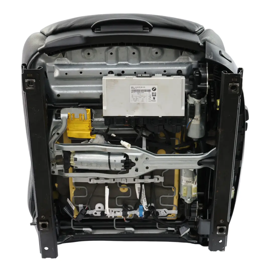 BMW E92 LCI M Sport Schwarz Leder vorne links Sitz Kontrast Blau Elektrisch - SKU 7843049-1 - Teilenummer 7843049