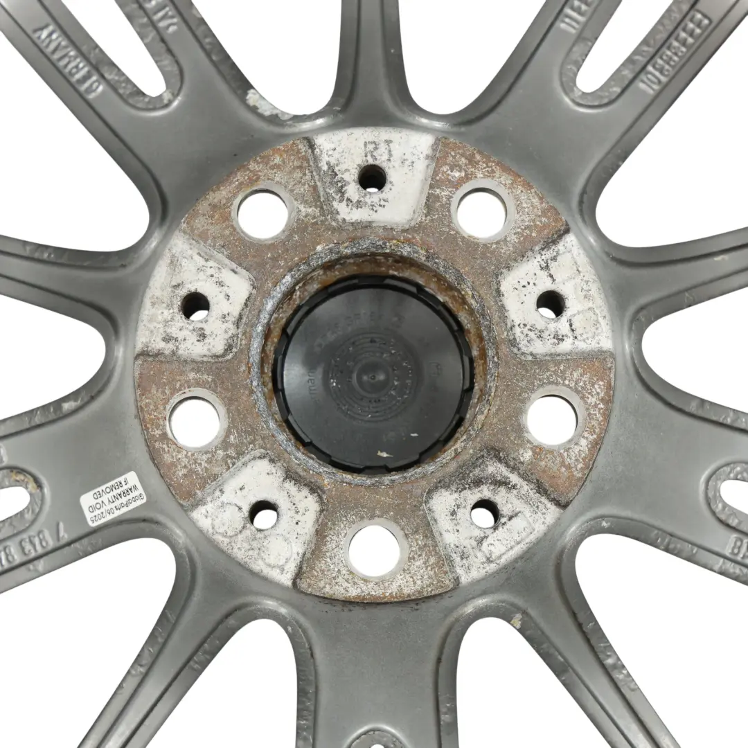 BMW E90 Ferricgrey Jante Roue Avant Alliage 18" ET:37 8.5J M Spider Spoke 193 - SKU 7843841-5 - Numéro de pièce 7843841