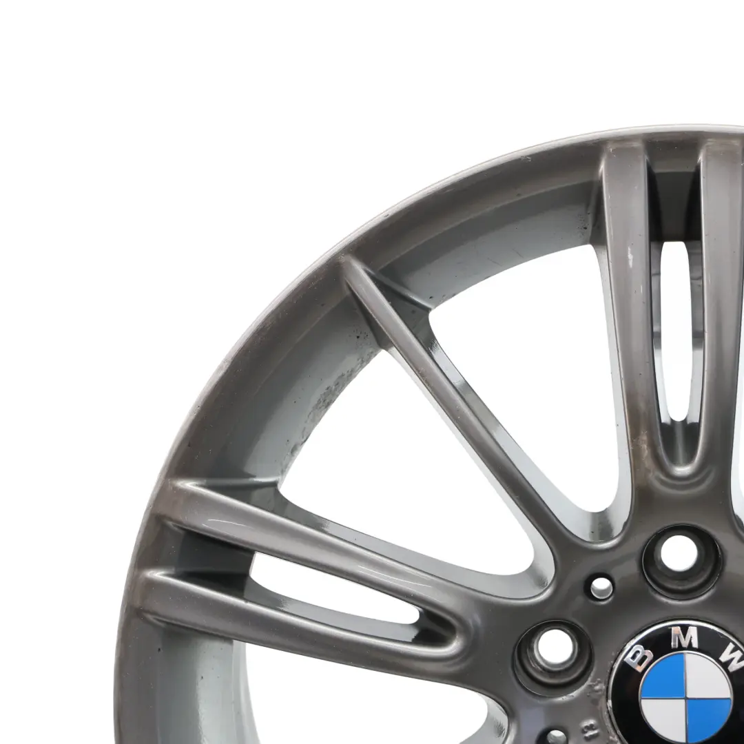 Ferricgrey Rear Alloy Wheel Rim 18" ET:37 8.5J M Spider Spoke 193 to BMW E90 E91 with Part number 7843841 BMW E90 E91 Ferricgrey Rear Alloy Wheel Rim 18" ET:37 8.5J M Spider Spoke 193 - SKU 7843841-5 - Part number 7843841