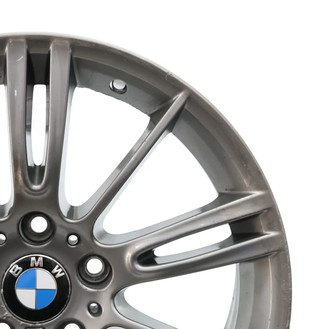 Ferricgrey Hinterradfelge 18" ET:37 8.5J M Spider Speiche 193 für BMW E90 E91 mit Teilenummer 7843841 BMW E90 E91 Ferricgrey Hinterradfelge 18" ET:37 8.5J M Spider Speiche 193 - SKU 7843841-5 - Teilenummer 7843841