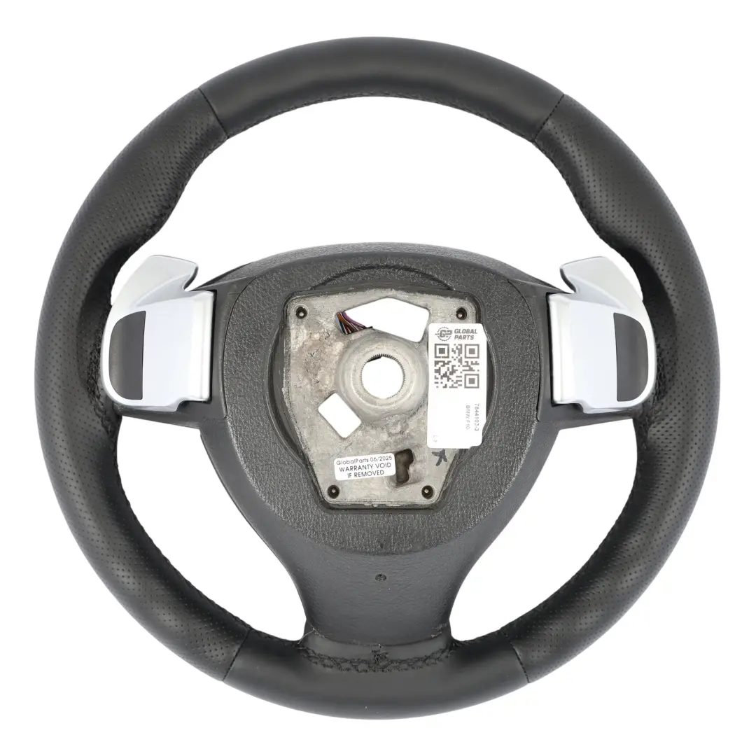 BMW F01 LCI F10 F11 NEW Black Leather M Sport Thick Steering Wheel Paddle Shift - SKU 7844103-3 - Part number 7844103