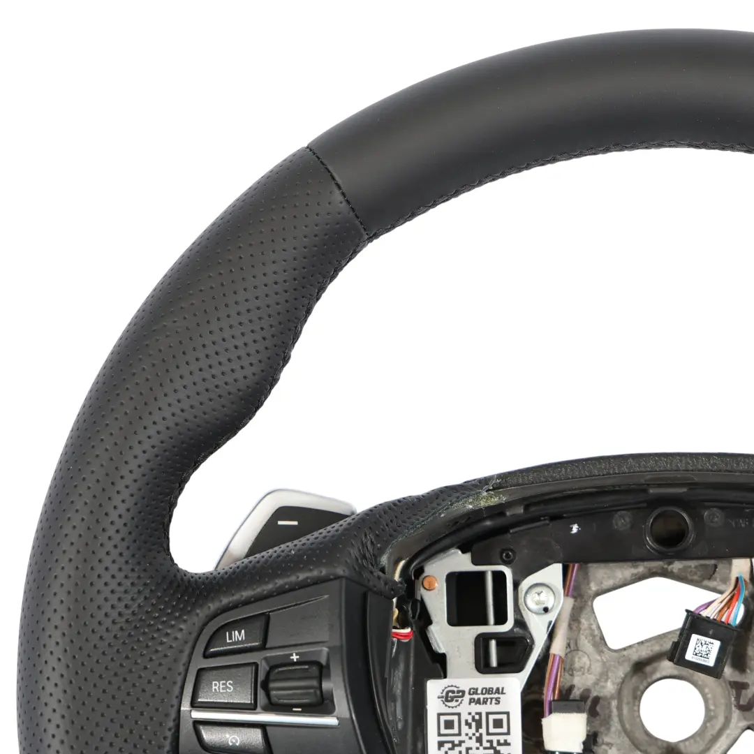 BMW F01 LCI F10 F11 NUEVO Cuero Negro M Sport Grueso Volante Paddle Shift - SKU 7844103-3 - Número de pieza 7844103