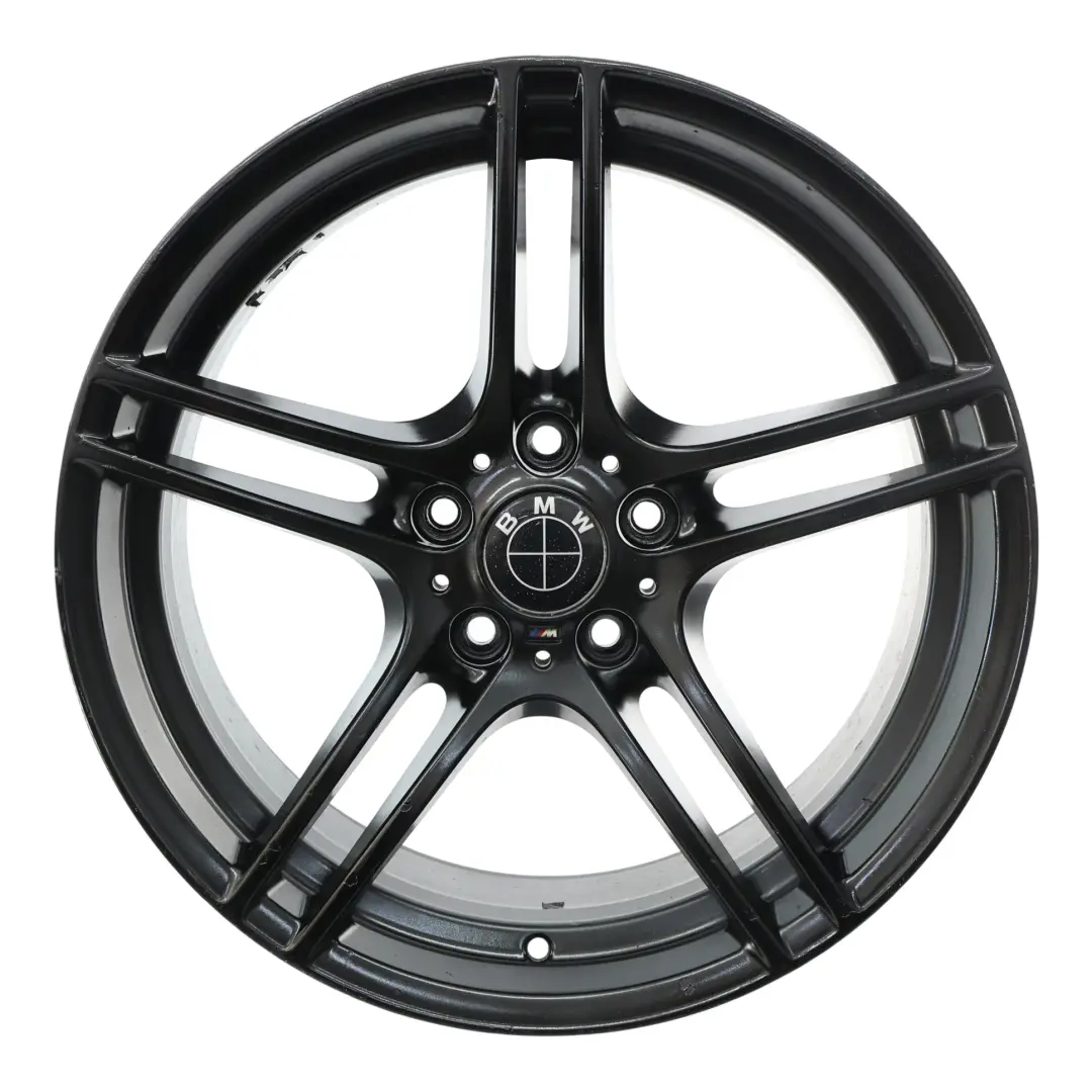 BMW E90 E91 Front Black Alloy Wheel Rim 19" M Double Spoke 313 8J ET:37 - SKU 7844343-6 - Part number 7844343