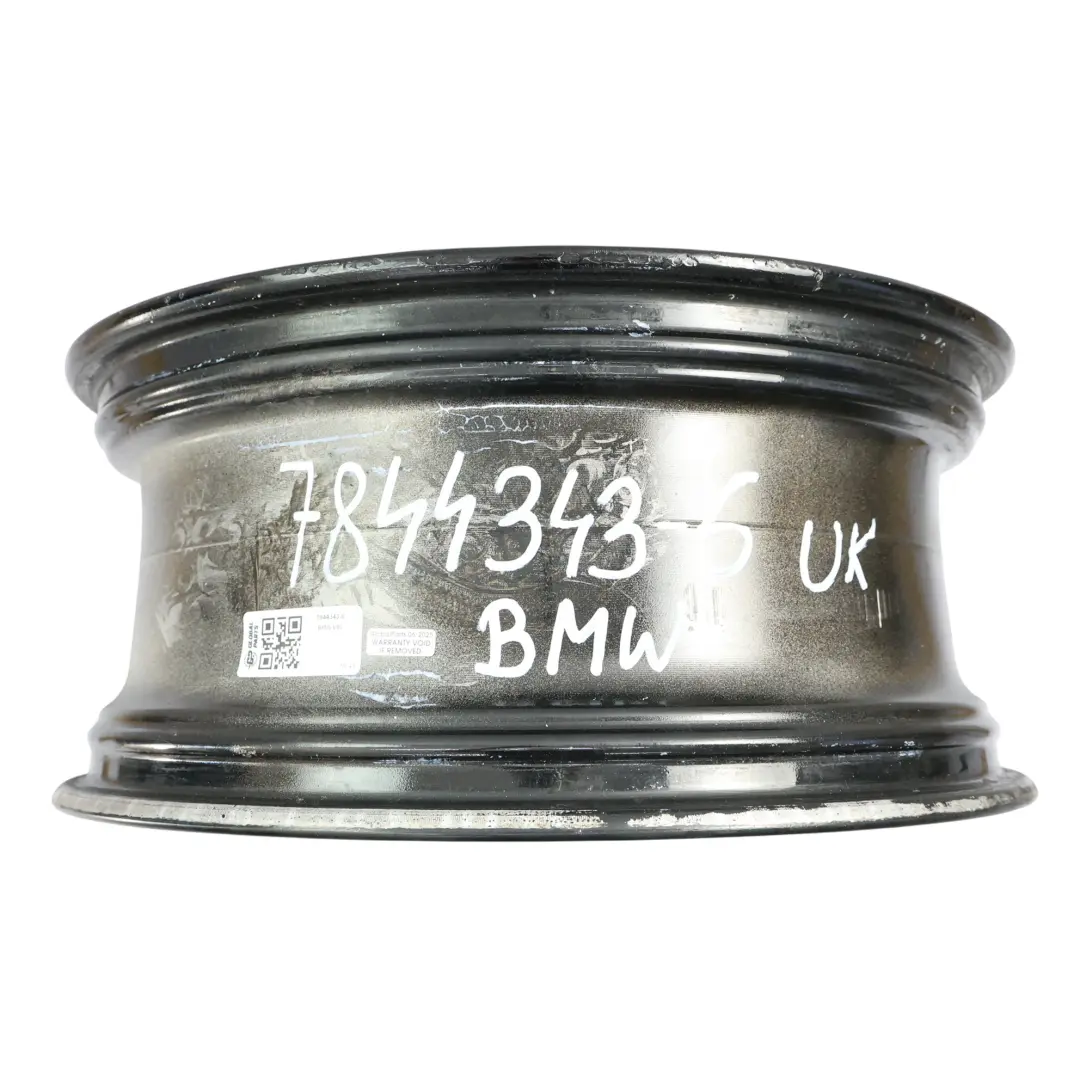 BMW E90 E91 Front Black Alloy Wheel Rim 19" M Double Spoke 313 8J ET:37 - SKU 7844343-6 - Part number 7844343