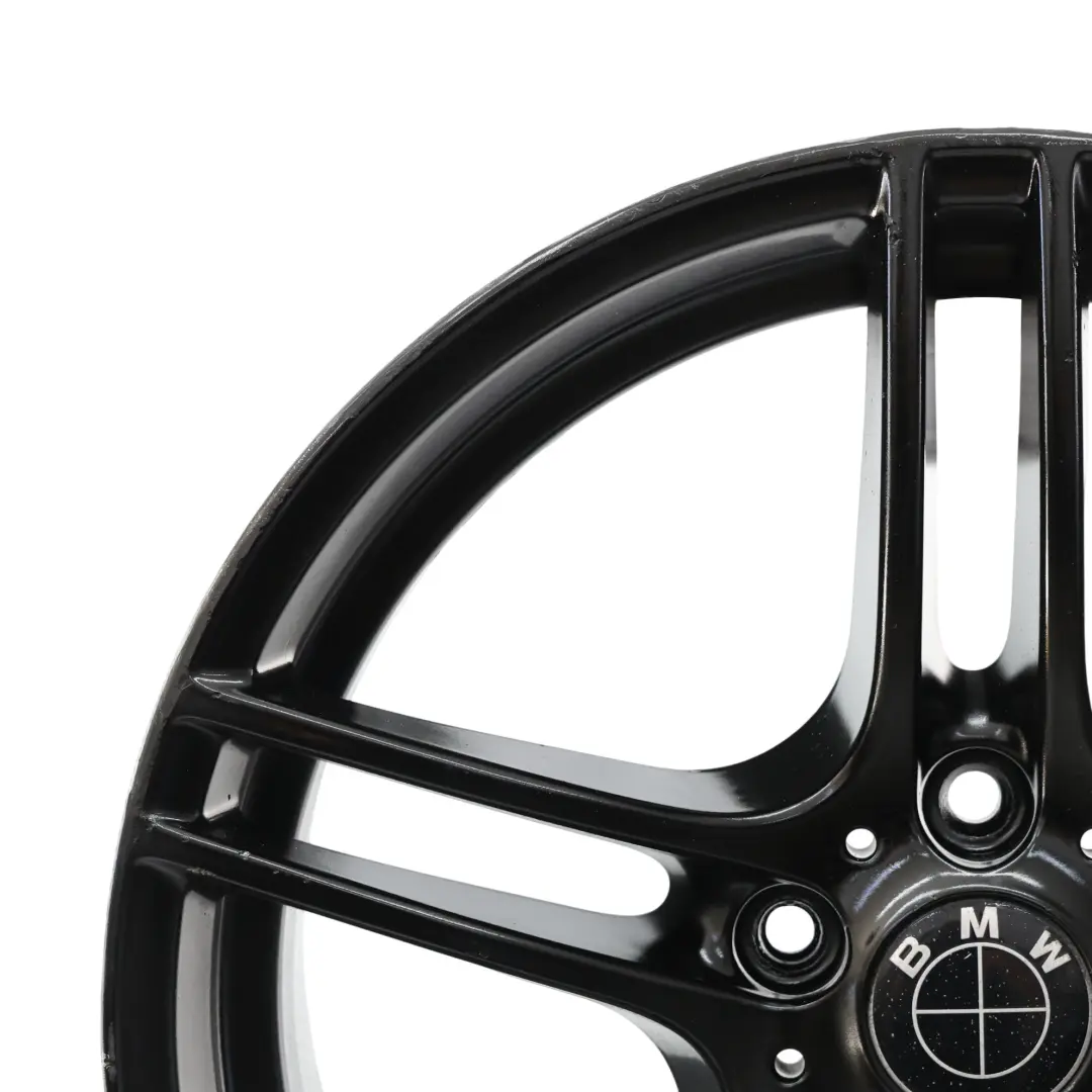 BMW E90 E91 Front Black Alloy Wheel Rim 19" M Double Spoke 313 8J ET:37 - SKU 7844343-6 - Part number 7844343