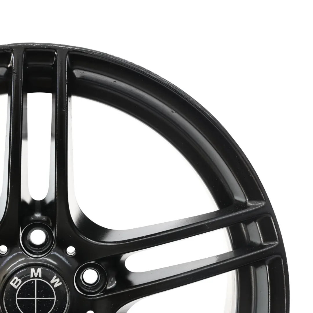 BMW E90 E91 Front Black Alloy Wheel Rim 19" M Double Spoke 313 8J ET:37 - SKU 7844343-6 - Part number 7844343