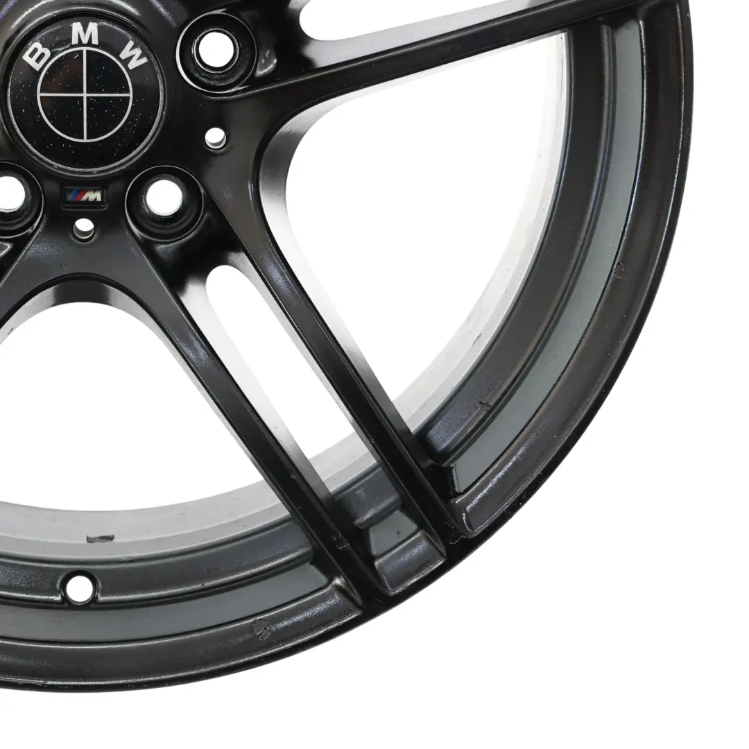 BMW E90 E91 Front Black Alloy Wheel Rim 19" M Double Spoke 313 8J ET:37 - SKU 7844343-6 - Part number 7844343