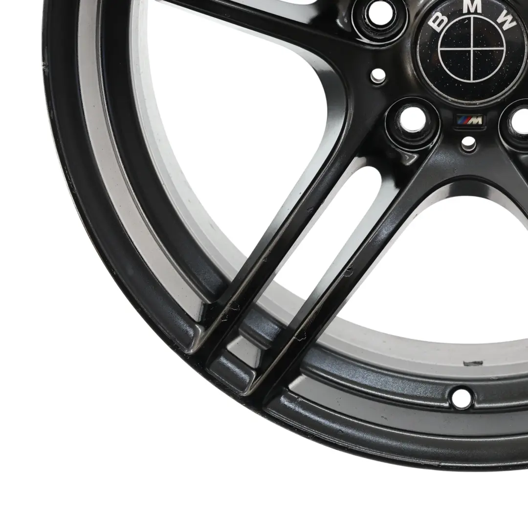 BMW E90 E91 Front Black Alloy Wheel Rim 19" M Double Spoke 313 8J ET:37 - SKU 7844343-6 - Part number 7844343