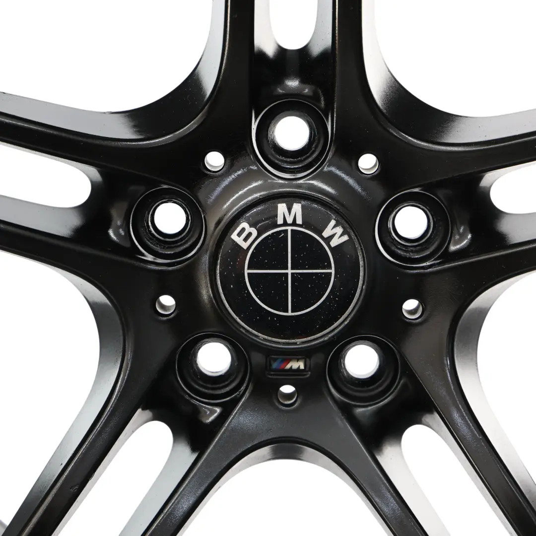 BMW E90 E91 Front Black Alloy Wheel Rim 19" M Double Spoke 313 8J ET:37 - SKU 7844343-6 - Part number 7844343