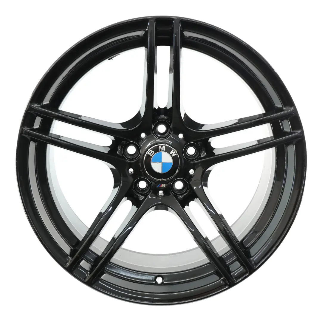 BMW E90 E91 E92 Noir Roue Jantes en Alliage 19" 9J Et :3 9 M Rayons Doubles 313 - SKU 7844344-2 - Numéro de pièce 7844344