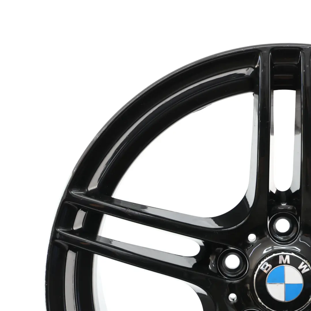 BMW E90 E91 E92 Noir Roue Jantes en Alliage 19" 9J Et :3 9 M Rayons Doubles 313 - SKU 7844344-2 - Numéro de pièce 7844344
