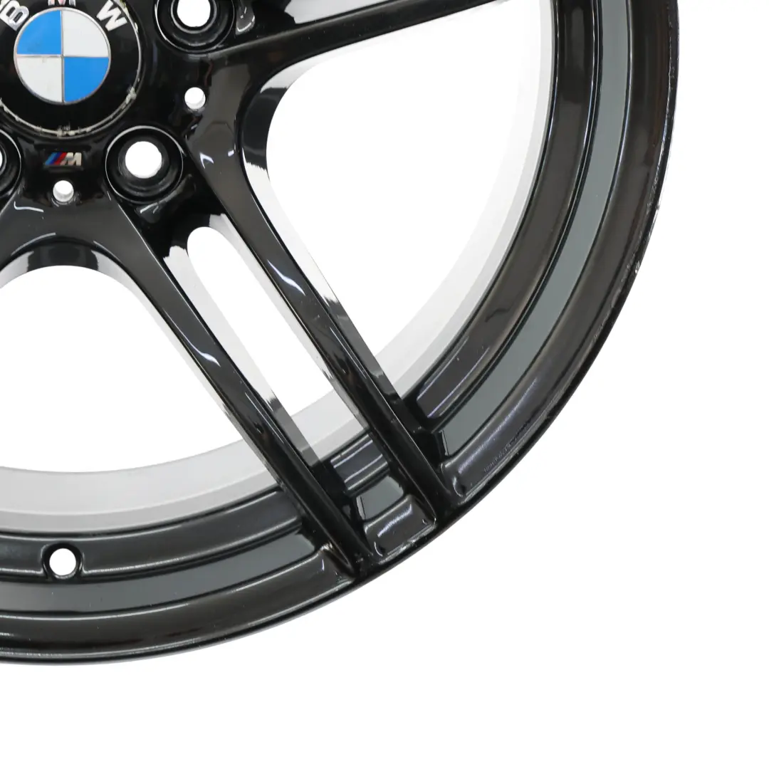 BMW E90 E91 E92 Noir Roue Jantes en Alliage 19" 9J Et :3 9 M Rayons Doubles 313 - SKU 7844344-2 - Numéro de pièce 7844344