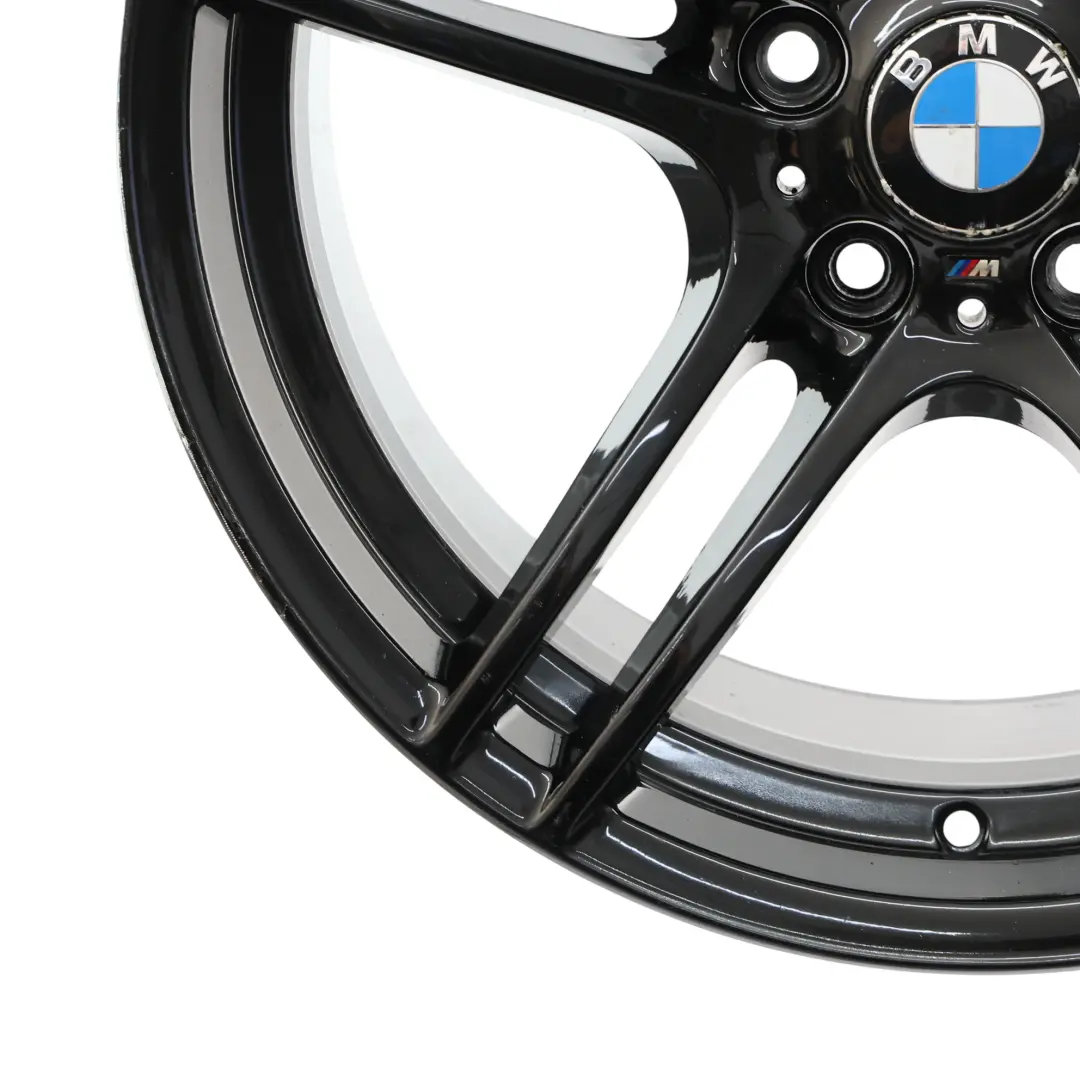 BMW E90 E91 E92 Noir Roue Jantes en Alliage 19" 9J Et :3 9 M Rayons Doubles 313 - SKU 7844344-2 - Numéro de pièce 7844344