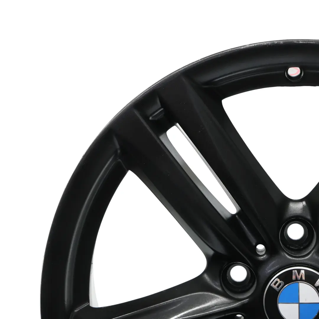 Front Black Alloy Wheel Rim 18" 7,5J ET:45 M Star Spoke 386 to BMW F20 F21 with Part number 7845852 BMW F20 F21 Front Black Alloy Wheel Rim 18" 7,5J ET:45 M Star Spoke 386 - SKU 7845852-3 - Part number 7845852