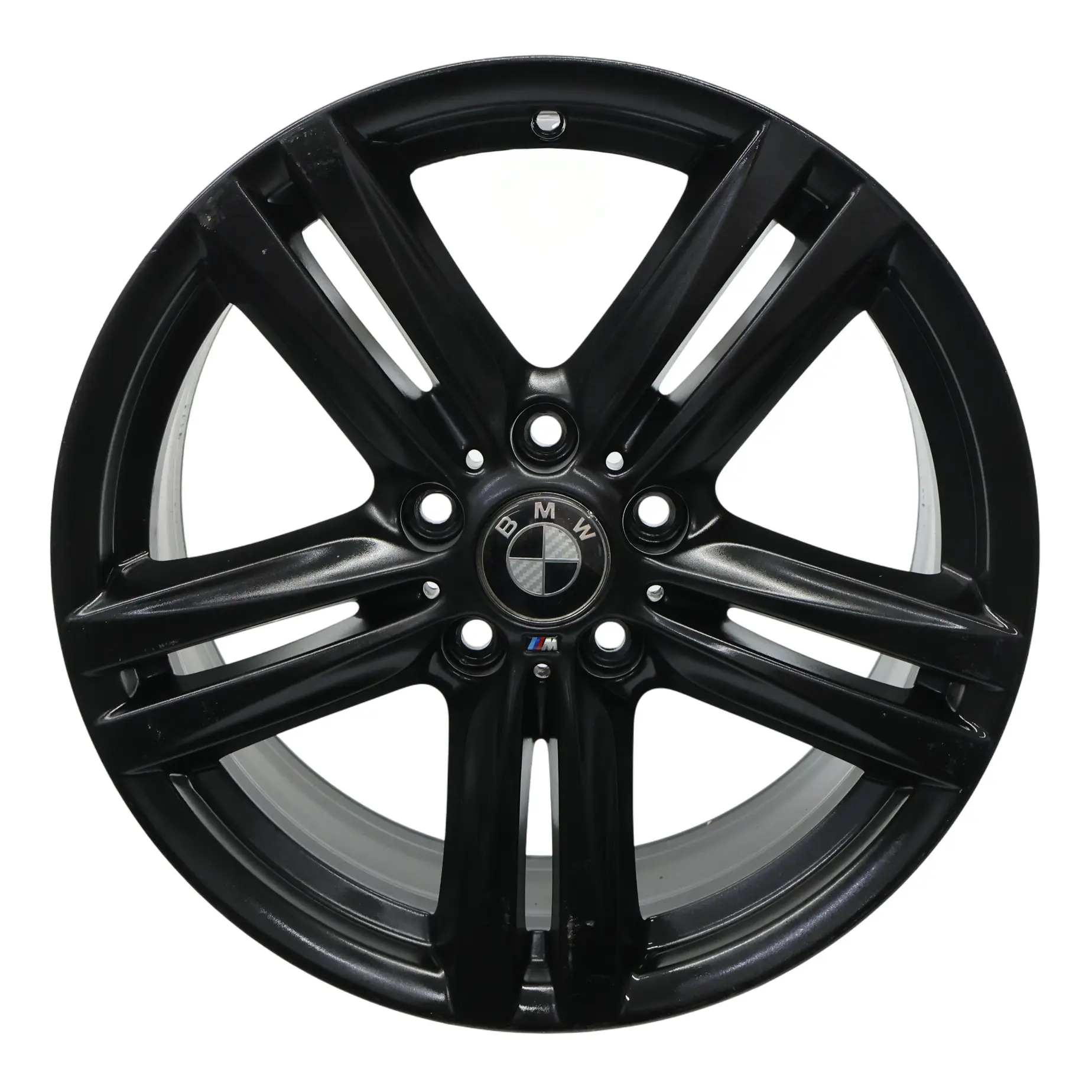 BMW F20 F21 F22 Rear Black Alloy Wheel Rim 18" 8J ET:52 7845853 M Star Spoke 386