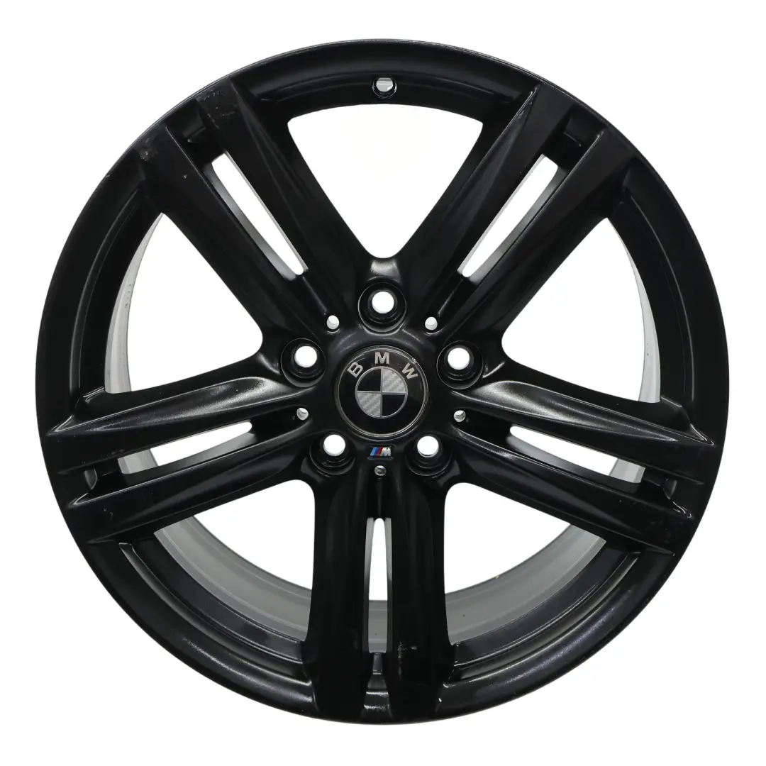BMW F20 F21 Arriere Noir Alliage 18" ET:52 8J M Rayons en etoile 386 - SKU 7845853-6 - Numéro de pièce 7845853