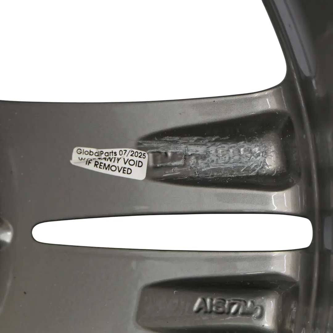 BMW F20 Rear Alloy Wheel Rim Ferricgrey 18" 8J ET:52 M Star Spoke 386 - SKU 7845853-8 - Part number 7845853