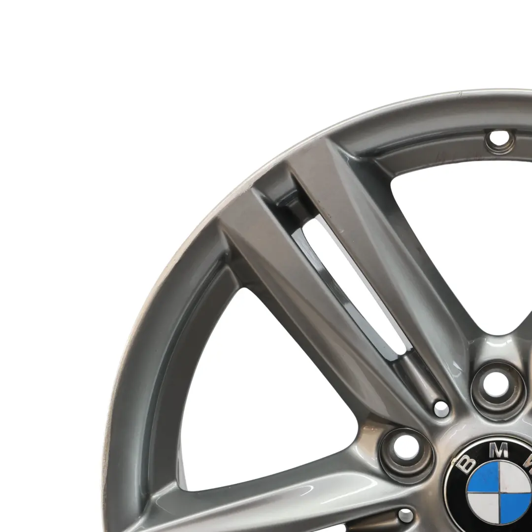 BMW F20 Rear Alloy Wheel Rim Ferricgrey 18" 8J ET:52 M Star Spoke 386 - SKU 7845853-8 - Part number 7845853