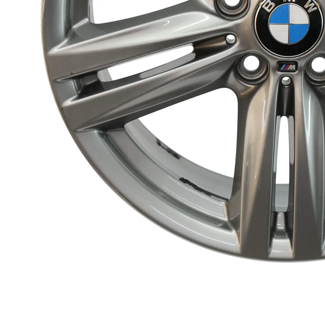 BMW F20 Jante arrière alliage Ferricgrey 18" 8J ET:52 M Star Spoke 386 - SKU 7845853-8 - Numéro de pièce 7845853