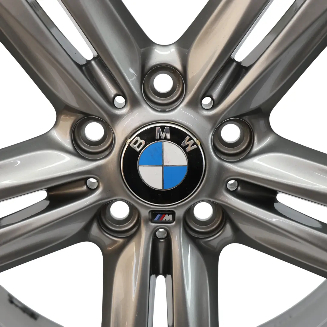 BMW F20 Jante arrière alliage Ferricgrey 18" 8J ET:52 M Star Spoke 386 - SKU 7845853-8 - Numéro de pièce 7845853