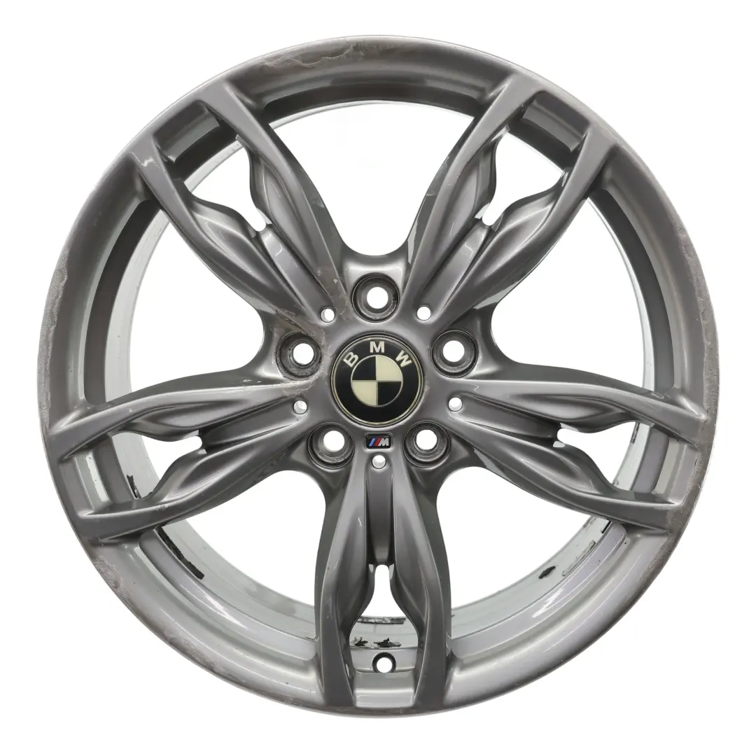Leicht Metall Felge 18" M Doppelspeiche 436 ET:52 8J für BMW F20 F21 F22 F23 mit Teilenummer 7845871 BMW F20 F21 F22 F23 Leicht Metall Felge 18" M Doppelspeiche 436 ET:52 8J - SKU 7845871-1 - Teilenummer 7845871