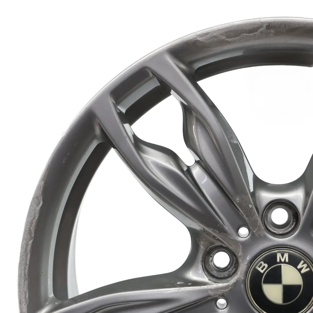 Leicht Metall Felge 18" M Doppelspeiche 436 ET:52 8J für BMW F20 F21 F22 F23 mit Teilenummer 7845871 BMW F20 F21 F22 F23 Leicht Metall Felge 18" M Doppelspeiche 436 ET:52 8J - SKU 7845871-1 - Teilenummer 7845871