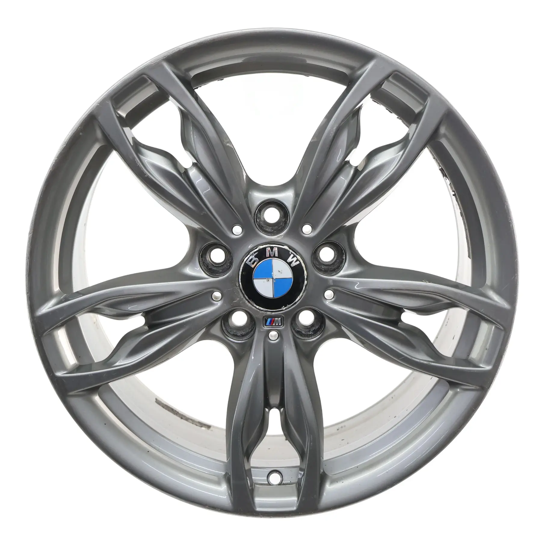 BMW F20 F21 F22 F23 Jante En Alliage Gris Fer 18" M Doubles Rayons 436 ET:52 8J