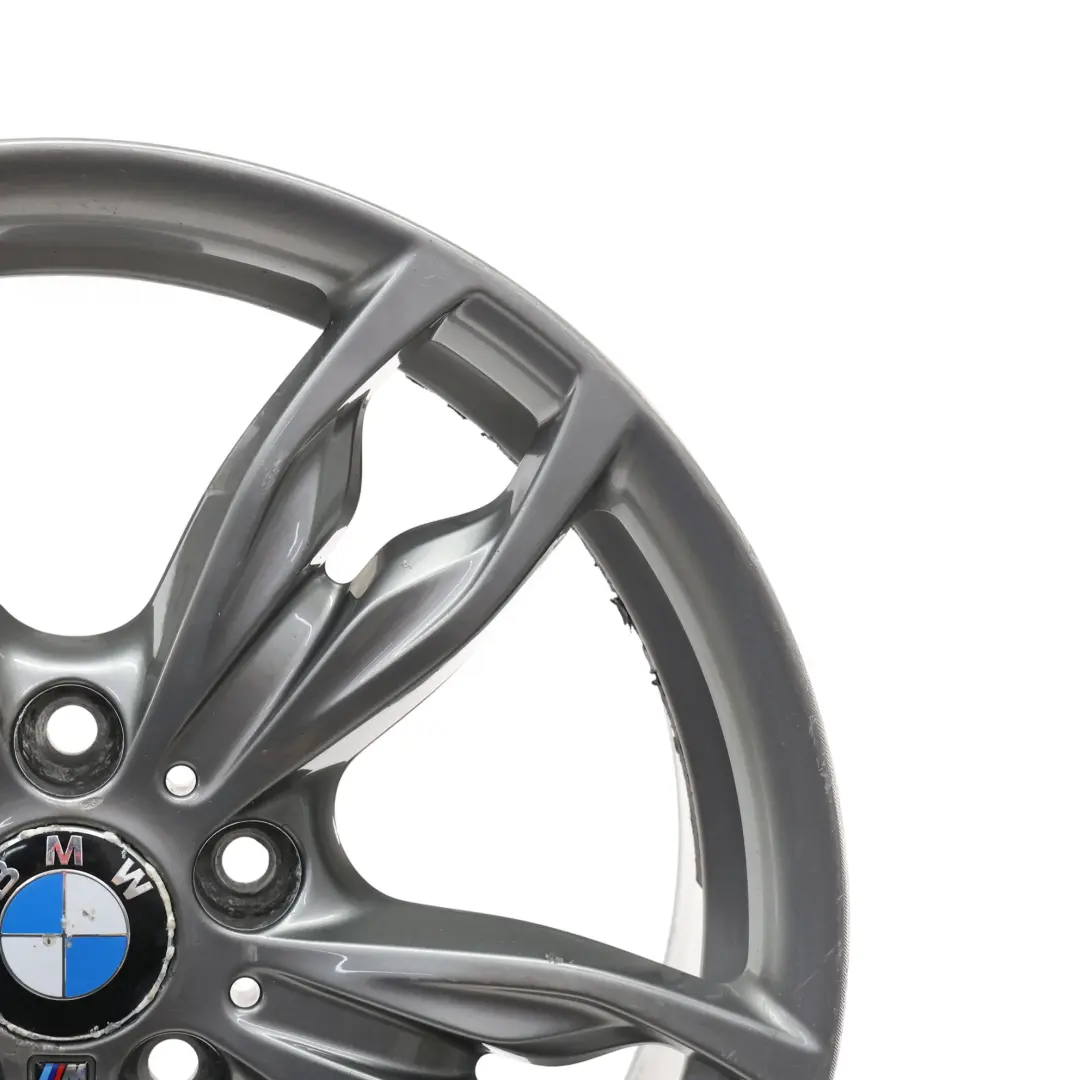 Wheel Rim BMW F20 F21 F22 F23 Alloy 18" M Double Spoke 436 Ferric Grey ET:52 8J - SKU 7845871-3 - Part number 7845871