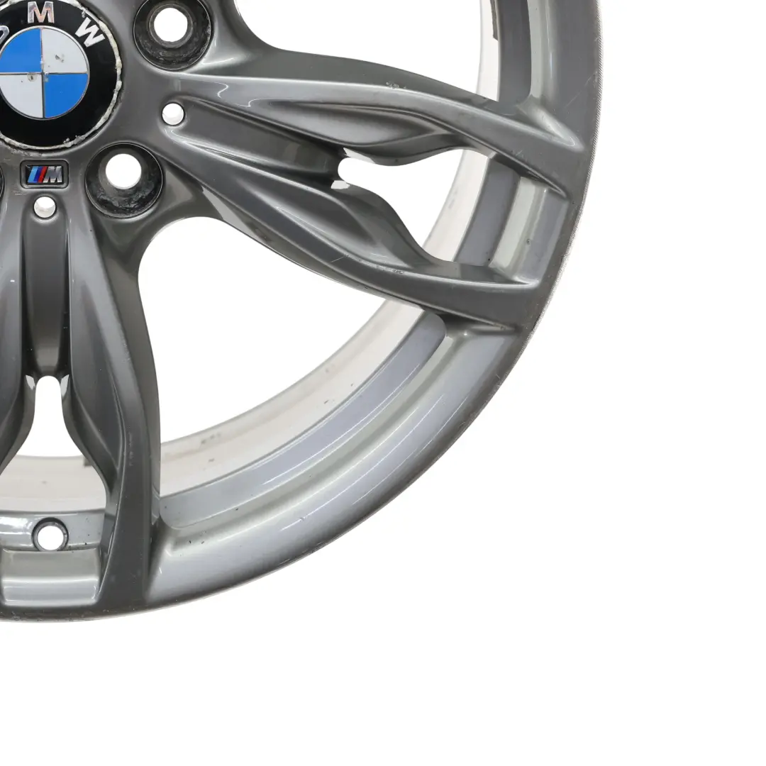 Wheel Rim BMW F20 F21 F22 F23 Alloy 18" M Double Spoke 436 Ferric Grey ET:52 8J - SKU 7845871-3 - Part number 7845871