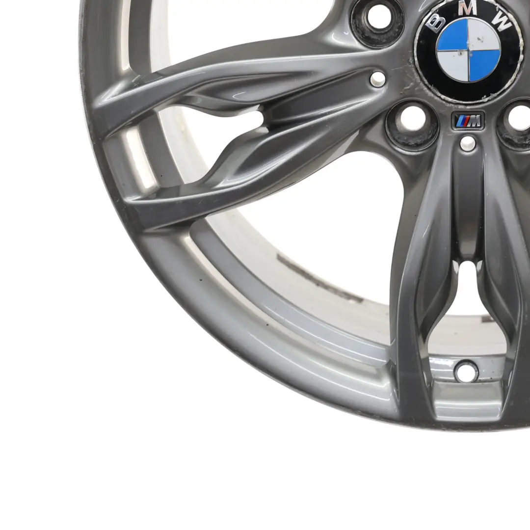 Wheel Rim BMW F20 F21 F22 F23 Alloy 18" M Double Spoke 436 Ferric Grey ET:52 8J - SKU 7845871-3 - Part number 7845871