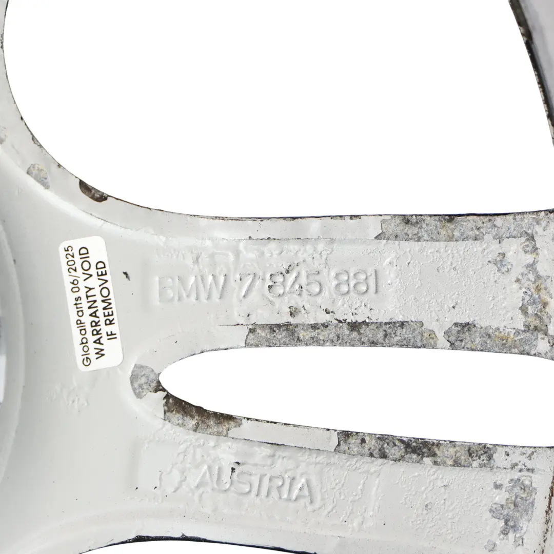 BMW F30 F31 F32 Rear Wheel Alloy Rim 18" 8,5J ET:47 M Star Spoke 400 - SKU 7845881-5 - Part number 7845881