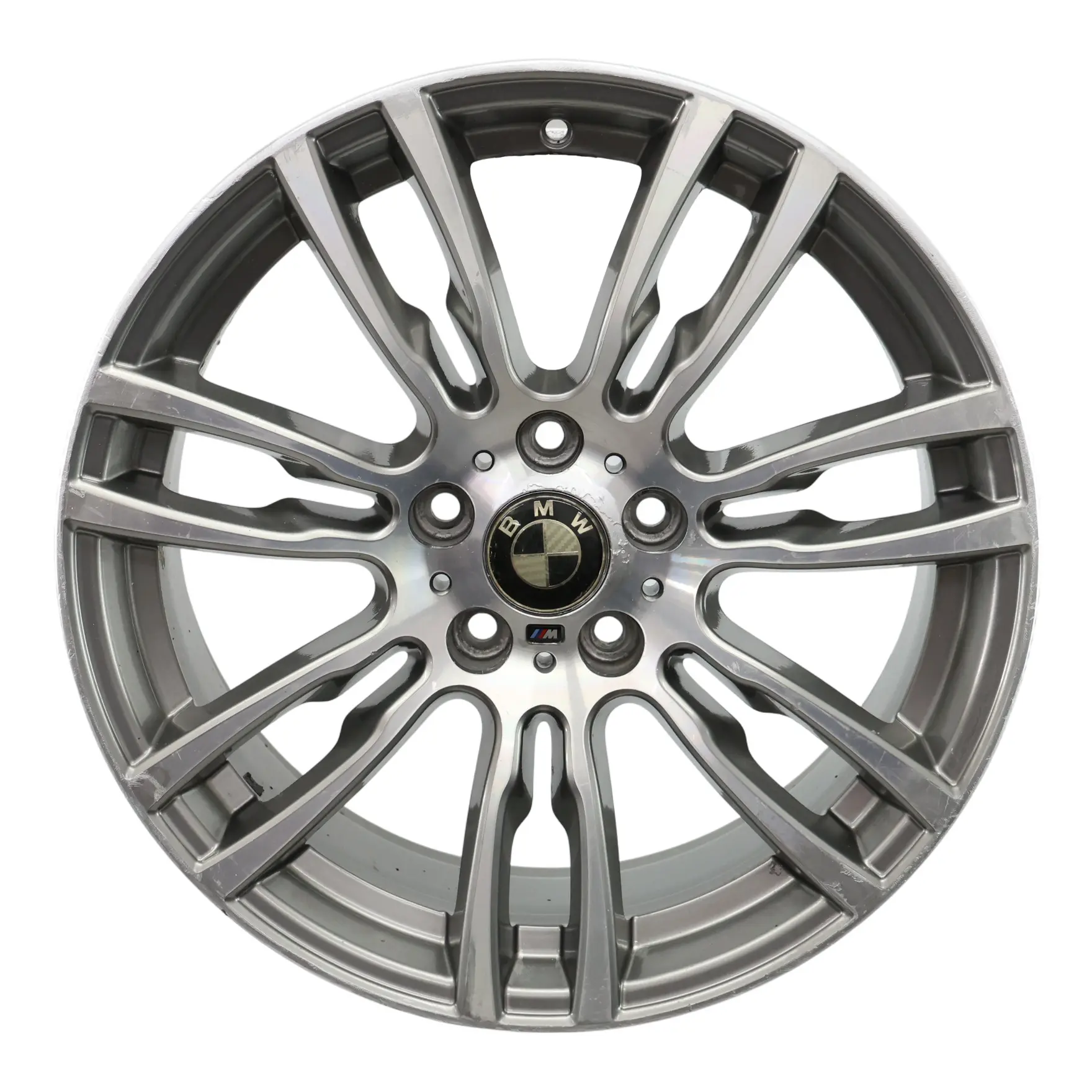 BMW F30 F31 Hinten Grau Leicht Metall Felge 19" ET:47 8,5J 7845883