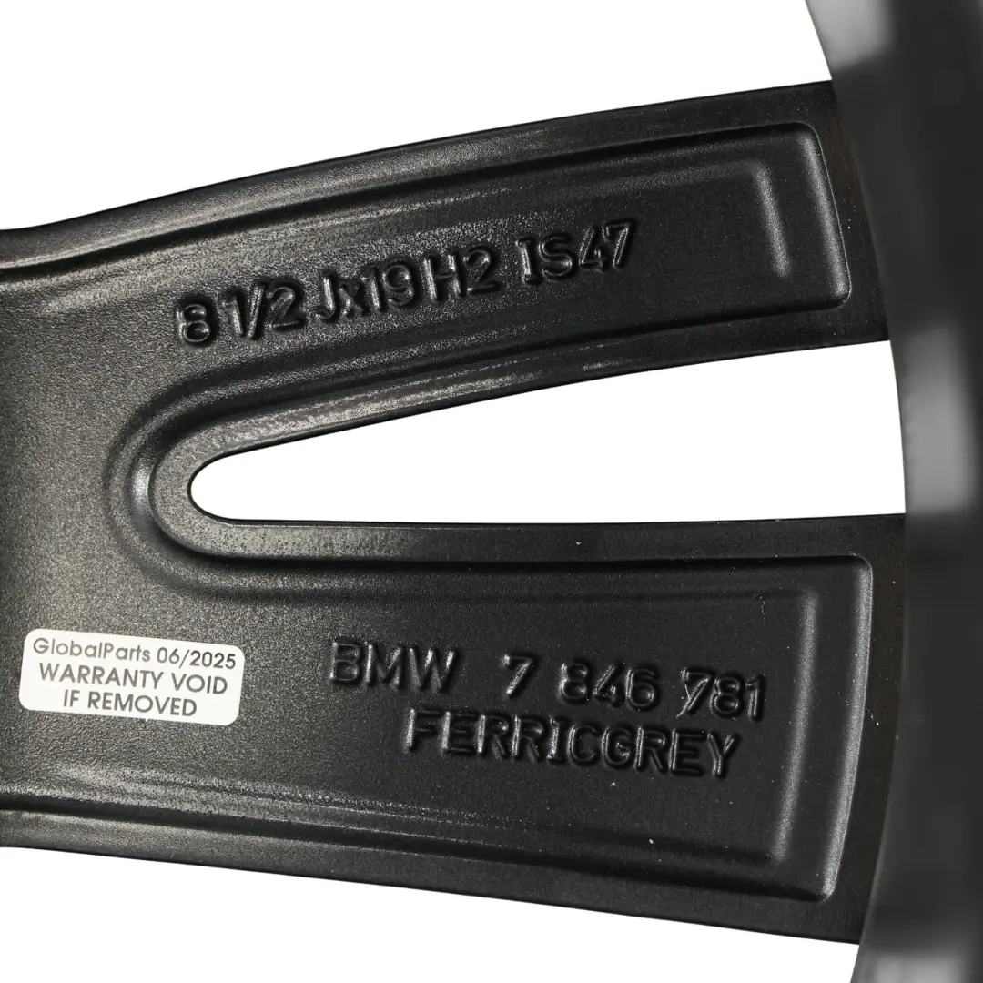 Cerchio posteriore lega 19" 8,5J ET:47 M Doppie razze 442 per BMW F30 F31 con numero di parte 7846781 BMW F30 F31 Cerchio posteriore lega 19" 8,5J ET:47 M Doppie razze 442 - SKU 7846781-5 - Numero di parte 7846781