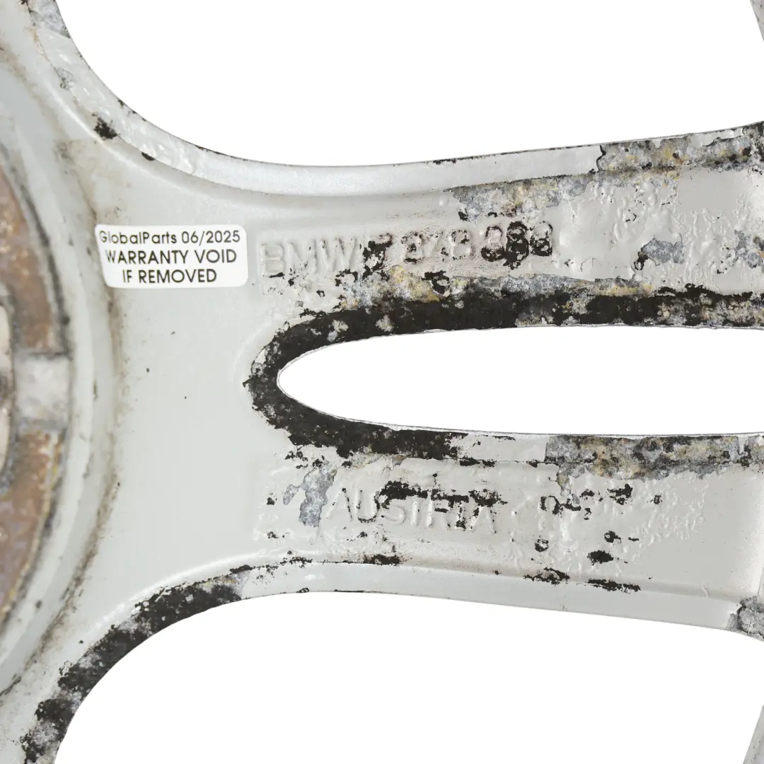BMW F34 GT Silber Leichtmetallfelge 18" 9J M Sternspeiche 400 ET:42 - SKU 7848388-1 - Teilenummer 7848388