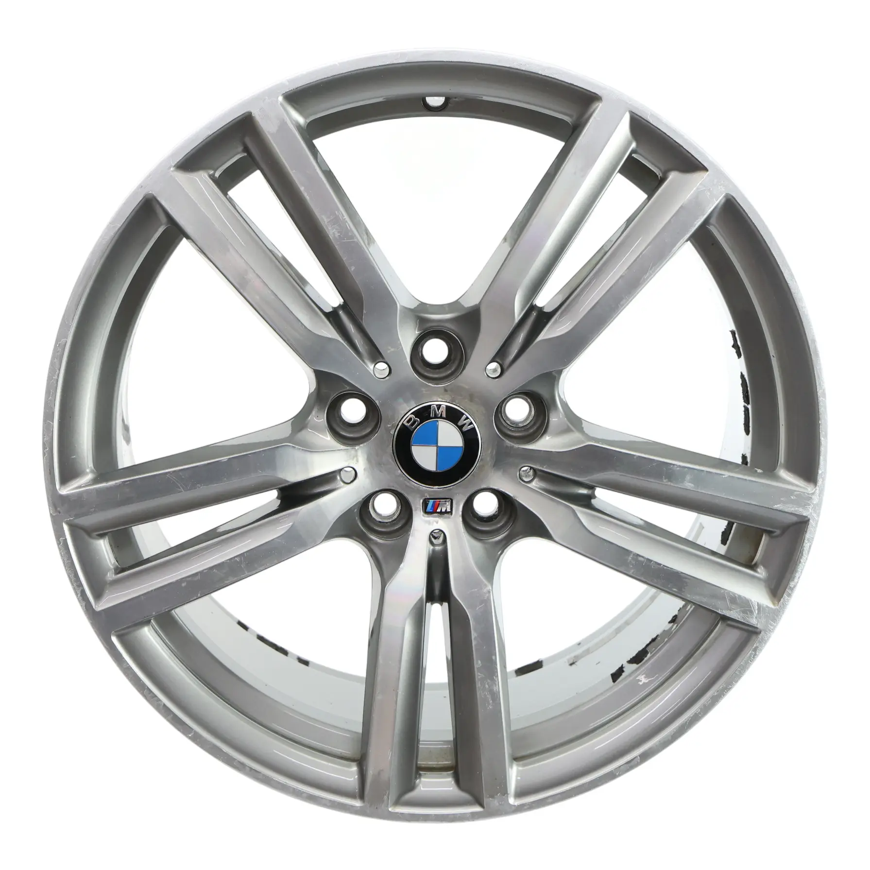 BMW F45 F46 Wheel Rim Ferric Grey Alloy 18" M Double Spoke 486 ET:57 8J 7848602