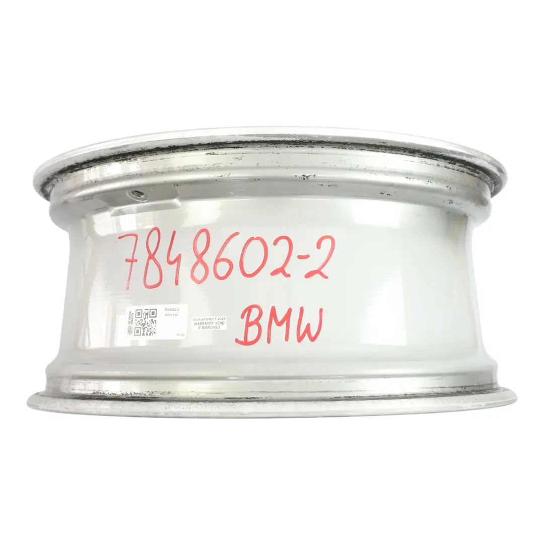 Rim Ferric Grey Alloy 18" M Double Spoke 486 ET:57 8J to BMW F45 F46 Wheel with Part number 7848602 BMW F45 F46 Wheel Rim Ferric Grey Alloy 18" M Double Spoke 486 ET:57 8J - SKU 7848602-2 - Part number 7848602
